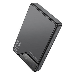Универсальная мобильная батарея Borofone BJ49 Astute 10000 mAh 22.5W/PD20W MagSafe 7.5W Black