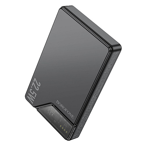 Универсальная мобильная батарея Borofone BJ49 Astute 10000 mAh 22.5W/PD20W MagSafe 7.5W Black
