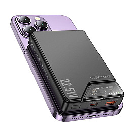 Універсальна мобільна батарея Borofone BJ49 Astute 10000 mAh 22.5W/PD20W MagSafe 7.5W Чорна