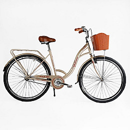 Велосипед міський 28" Corso Fortuna 20" Бежевий (162955)