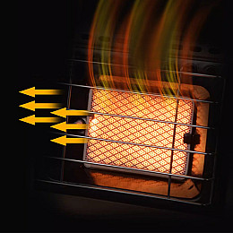 Газовий обігрівач Lesko BRS-H23 Orange