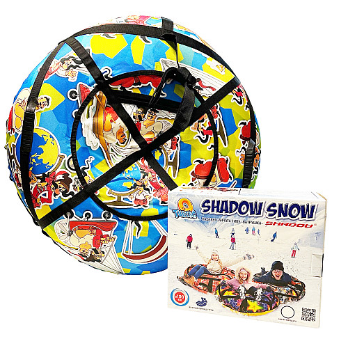 Тюбинг-ватрушка для катания на снегу Shadow Казаки 100 см iz15963