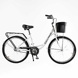 Велосипед городской 26" Corso Travel 16.5" Белый (162979)