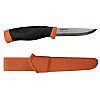 Нож Morakniv Companion HeavyDuty Burnt из нержавеющей стали Orange (13260)