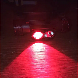 Налобний ліхтар Boruit H02B-Red з акумулятором 3000 мАг