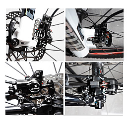Тормоза гідравлічні для велосипеда Blooke BL-001 Чорний