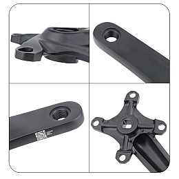 Велосипедный шатун разборной Hassns XT 38 зубов 170 мм (SH-001)