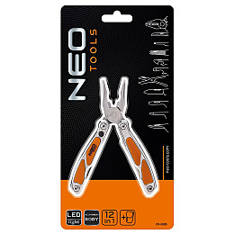 Мультитул NEO tools 01-026 з LED 12 насадок 150 мм