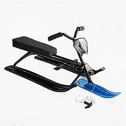 Снегокат Skyper стальная рама руль мягкое сиденье 125х50,6х38,5 см Black 164557
