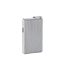 Зажигалка газовая турбо Silver Match Luxembourg Серебристый (40674378SL)