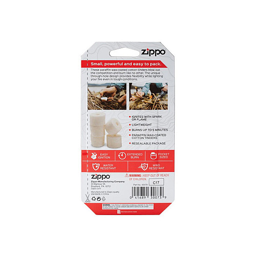 Трути для розведення вогню Zippo Easy Spark Tinder 10 шт (2007559)