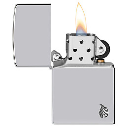 Зажигалка бензинова Zippo Armor Series Flame Срібляста (46396)