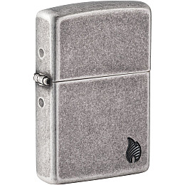 Зажигалка бензинова Zippo Armor Series Flame Сірий (46399)
