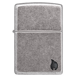 Зажигалка бензинова Zippo Armor Series Flame Сірий (46399)
