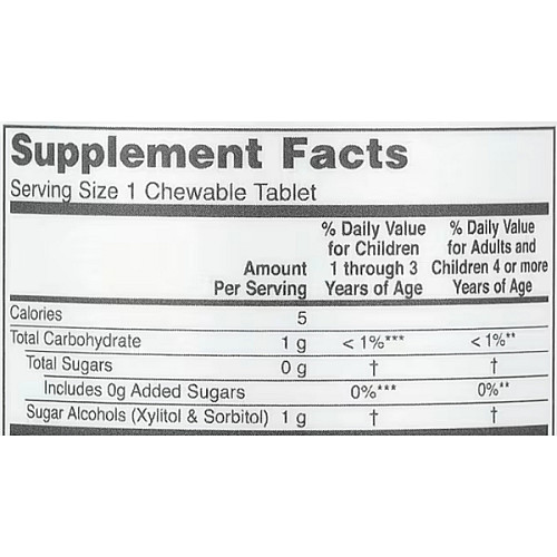 Пробиотик Protocol for Life Balance Chewable Probiotic For Children and Adults 2 Billion 90 Chewables (000023123)