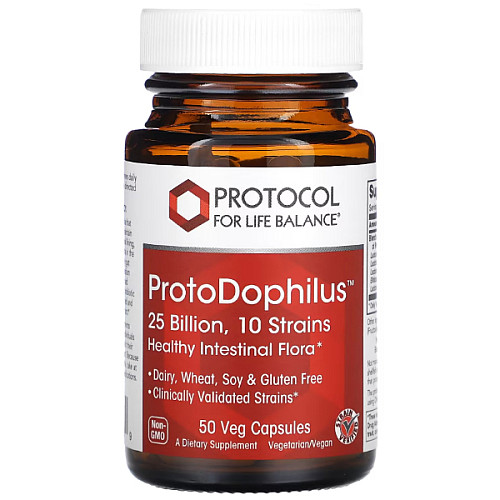 Пробиотик Protocol for Life Balance ProtoDophilus 25 Billion 50 Veg Caps (000023190)