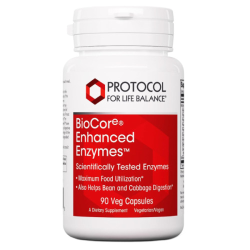 Пищеварительные ферменты Protocol for Life Balance Biocore Enhanced Enzymes 90 Veg Caps (000023154)