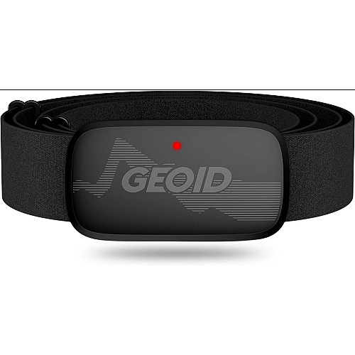 Нагрудный датчик пульса GEOID Bluetooth и ANT спортивный пульсометр Черный HS500