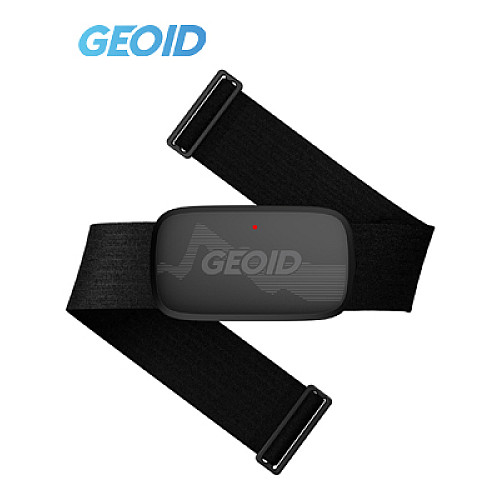 Нагрудный датчик пульса GEOID Bluetooth и ANT спортивный пульсометр Черный HS500