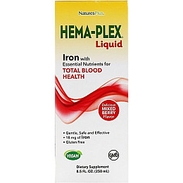 Мікроелемент Залізо Nature's Plus Hema-Plex Рідке Залізо NTP37687 250 мл (000002394)