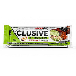 Протеїновий батончик Amix Nutrition Exclusive Protein Bar 85 г Фісташка Карамель (000023234)
