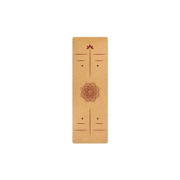 Коврик для йоги Rao Guru Mandala OM 183x66x0.5 см Бежевый 21061