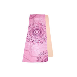 Полотенце для йоги Rao Spirit Mandala 185x64x0.2 см Пурпурный
