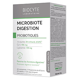 Пищеварчі ферменти Biocyte Microbiote Digestion 20 Tabs (000023282)
