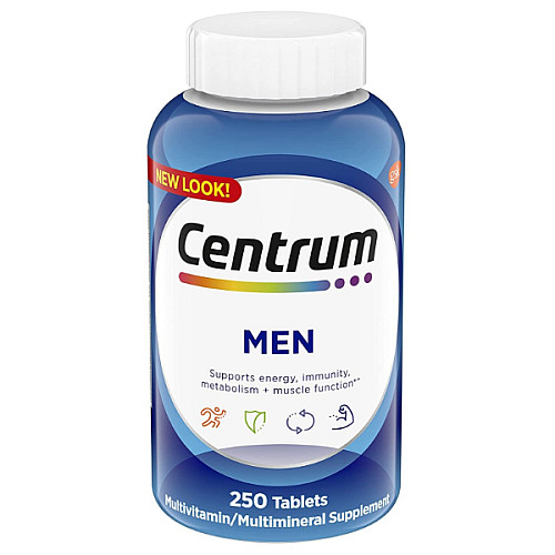 Вітамінно-мінеральний комплекс для чоловіків Centrum Multivitamin&Mineral for Men 250 Tabs (000023284)