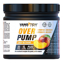 Комплекс до тренировки Vansiton Overpump 450 g 30 servings Juicy Nektarine (000023301)