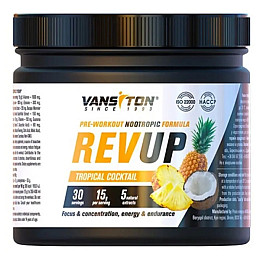 Комплекс до тренировки Vansiton Revup 450 g 30 servings Tropical Cocktail (000023303)