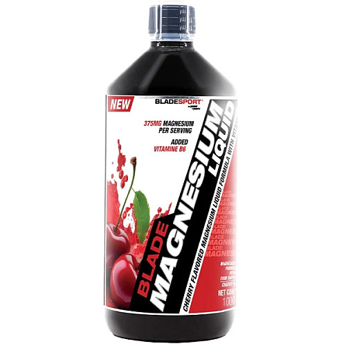 Микроэлемент Магний для спорта Blade Sport Magnesium Liquid 1000 ml 40 servings Cherry (000023363)
