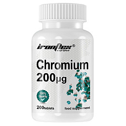 Мікроелемент Хром для спорту Ironflex Chromium 200 200 Tabs (000023400)