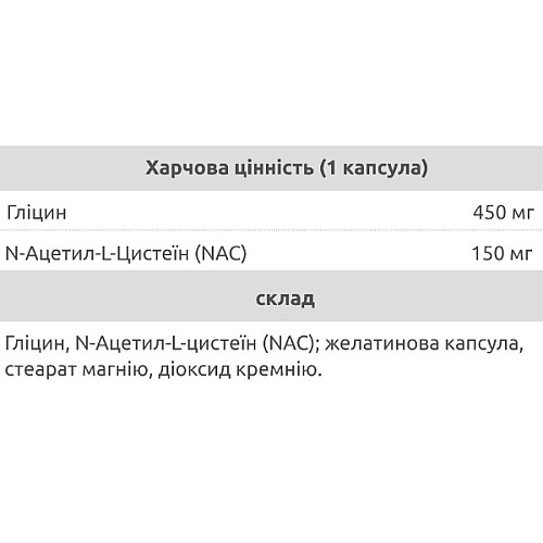 Аминокомплекс для спорта Ironflex GlyNAC 450150 mg 90 Caps (000023413)