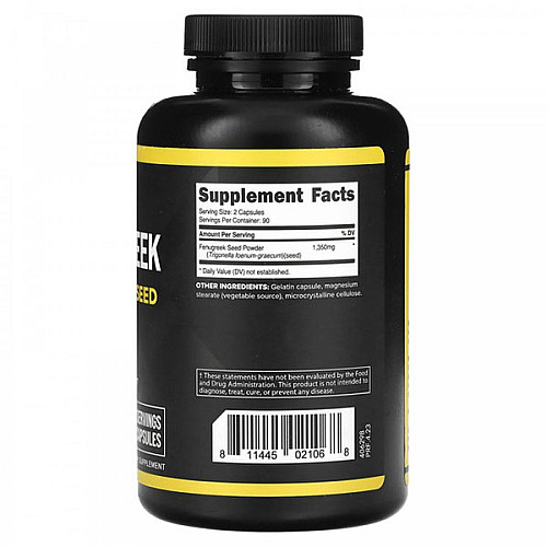 Тестостероновый бустер PrimaForce Fenugreek Seed Powder 675 mg 180 Caps (000023481)