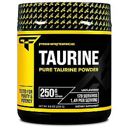 Таурин для спорту PrimaForce Taurine Powder 250 г 179 порцій без смаку (000023487)