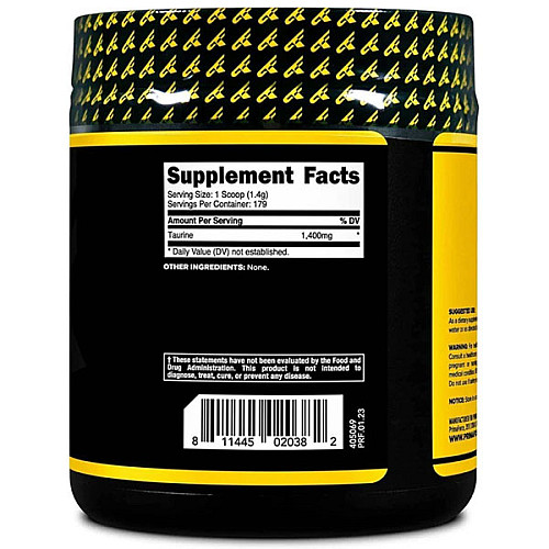 Таурин для спорта PrimaForce Taurine Powder 250 g 179 servings Unflavored (000023487)
