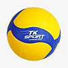 Мяч волейбольный TK Sport 67 см Желто-синий (153480)
