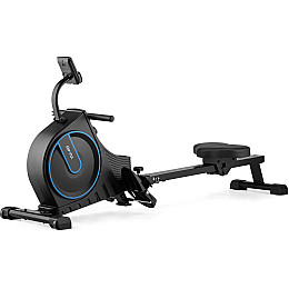 Гребной тренажер Gymtek XR1000 магнитный 188x85 x48 см Черно-синий (4589)