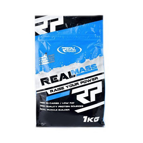 Гейнер Real Pharm Real Mass 1 кг Печенье-крем (2522954964)