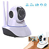 Беспроводная Веб камера Онлайн Видеоняня с наклоном и панорамированием WiFi Smart Net Camera Q6S с двумя антеннами Камера видеонаблюдения с микрофоном и обратной связью