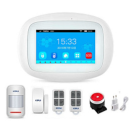 Комплект сигнализации GSM WIFI KERUI K52 (KDLLDFUIDD)