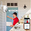 Уличная IP камера видеонаблюдения UKC CAMERA CAD N3 WIFI IP 360/90 2.0 Мп поворотная с удаленным доступом