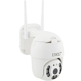 IP камера видеонаблюдения уличная с WiFi UKC N3 6913, цветная с режимом ночной съемки, белая