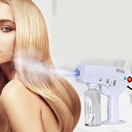 Портативний розпилювач для волосся, нано-стерилізатор, паровий пістолет для дезінфекції та зволоження Nano Blue Magic XH-080H (WN-11)