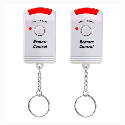 Автономна сенсорна сигналізація Remote Control 105/ 0944 з датчиком руху + 2 брелоки Біла