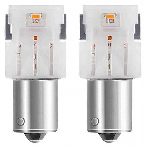Автолампа діоди OSRAM 7507DYP-02B PY21W 12V BAU15s янтарна 2шт