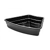 Гастроемкость One Chef из меламина изогнутая 1/2 33×26.5×6.5 см