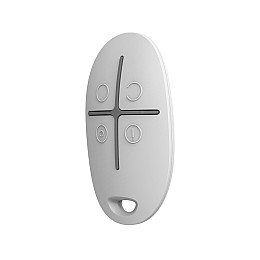 Брелок для управління охоронною системою Ajax SpaceControl білий