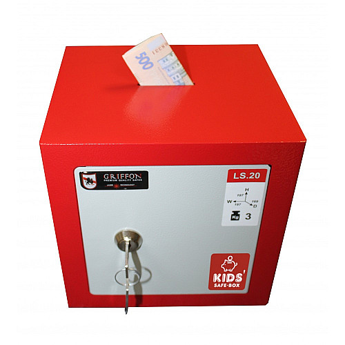 Сейф мебельный Griffon LS.20.K RED